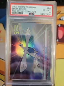 PSA 6 Lugia Rises! Topps Pokemon The Movie 2000 