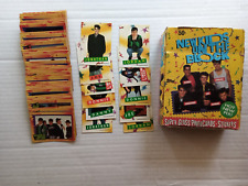 1989 TOPPS NEW KIDS ON THE BLOCK COMPLETE CARD & STICKER SET + BOX & POSTER NM-