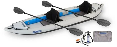 Kayak inflable de vía rápida Sea Eagle Classic paquete profesional de 385 pies Foto 1 de 4