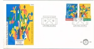 D57312 NVPH 310 European Youth Olympic Days FDC Netherlands - Picture 1 of 1