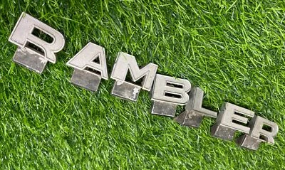 1961 1962 AMC RAMBLER CLASSIC AMBASSADOR  GRILLE LETTERS USED VINTAGE EE - Image 1 of 4