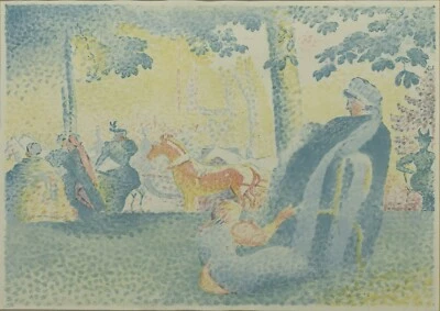 New Premium Henri Cross Elysees Field Wall Art Poster OR Canvas Size A4 to A1 - Image 1 of 3