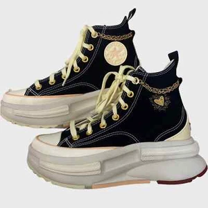 Converse Run Star Legacy CX Heart Chain Link Platform Sneakers Size 6 NWOT - Picture 1 of 12