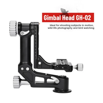 SUNWAYFOTO GH-02 Gimbal Head Aluminum Load 66 lbs(30 Kgs）Cantilever Platform - Image 1 of 4