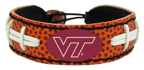 Virginia Tech Hokies Classic Football Bracelet [NEW] NCAA Jewelry Wrist Necklace Cover