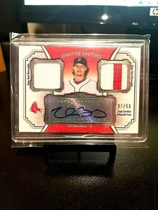 2012 CLAY BUCHOLTZ MUSEUM COLLECTION SIGNATURE SWATCHES DUAL RELICS.#UAJR-BS. - Picture 1 of 9