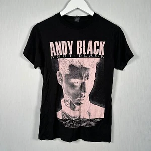 Andy Black Band T Shirt Womens S Black Veil Brides 100% Cotton Martyr Lyrics - Picture 1 of 8