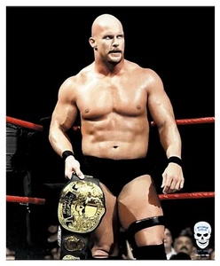 WWE STONE COLD LIMITED EDITION OFFICIAL LICENSED 8X10 PHOTO 25TH ANNIVERSARY 13 - Picture 1 of 1
