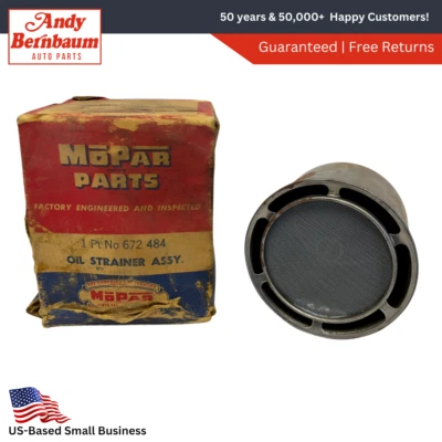 Colador de aceite de motor Dodge Plymouth Chrysler 1937-1940 con 6 cilindros 672484 nuevo en stock Foto 1 de 4