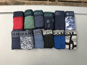 1 pair LUCKY BRAND MENS stretch BOXER BRIEFS UNDERWEAR SIZE M, L - Picture 1 of 25