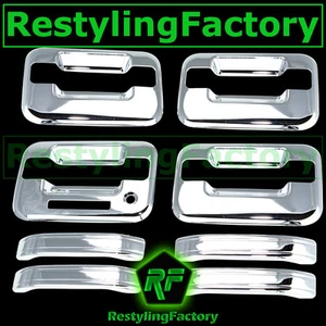 04-14 Ford F150 Triple Chrome Plated 4 Door Handle+keypad+no PSG keyhole Cover - Picture 1 of 1
