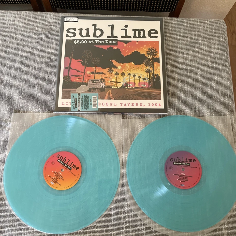 Sublime $5 At The Door 2LP (TEAL) Limited Edition Vinyl - Only 300 Made! - Image 1 of 1