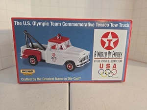 Matchbox Collectibles, 1955 Chevy 3100 U.S. Olympic Team Texaco Tow Truck  - Picture 1 of 13