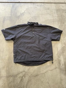 Ping Mens Short Sleeve Windbreaker Jacket, Size Large, Black, Used - Picture 1 of 7