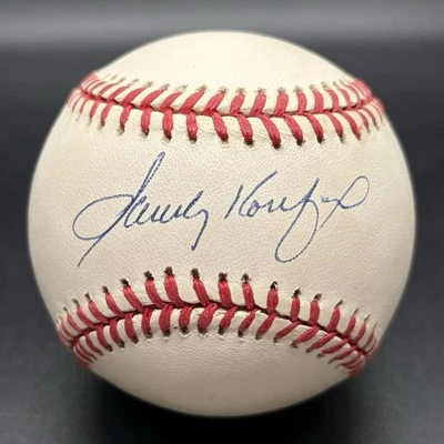 Sandy Koufax Autographed Baseball Hall Of Fame Los Angeles Dodgers (PSA) - Image 1 of 4