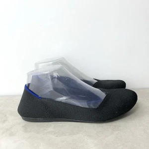 Rothy’s flache Damenschuhe Größe 7,5 klassische runde Spitze schwarz Stretch-Strick-Halbschuhe - Bild 1 von 10