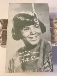 Tarjeta arcade vintage de exhibición occidental de los años 40-50 #125 Bobbie Blake - Imagen 1 de 5