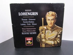 WAGNER Lohengrin KEMPE Vienna 1986 3 CD Set UK IMPORT Thomas GRUMMER EMI 90178 - Picture 1 of 3