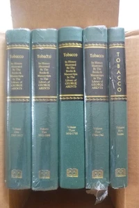 5 Vol #’d Set, Tobacco: Its History . . . Library Geo Arents (hardcovers, 1999) - Imagen 1 de 7