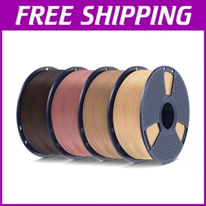 Neatly Wound Wood+Cherry+Maple+Walnut 3D Filament, 4kg - Picture 1 of 11