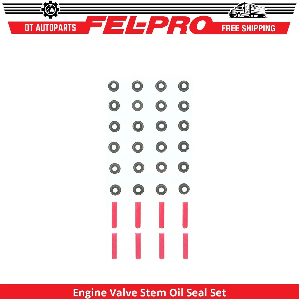 Juego de juntas de aceite de vástago de válvula de motor para BMW 530i 2001-2005 admisión y escape Fel-Pro Foto 1 de 1