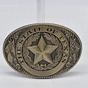 Fibbia per cintura The State of Texas Lone Star made in USA - Foto 1 di 8