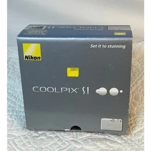 Nikon COOLPIX S1 5.1MP Compact Digital Camera White With Box - TESTED - Picture 1 of 13