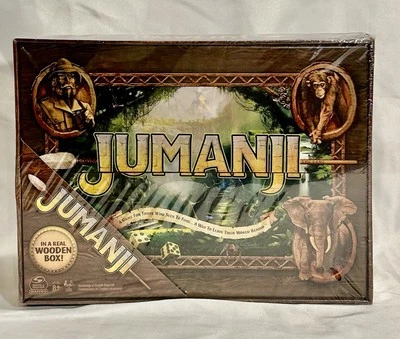 Jumanji Board Game In Real Wooden Box Edition (Spin Master, 2021) - Image 1 of 4