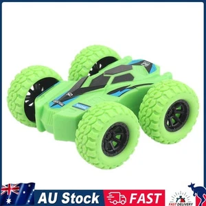 Kids Fun Double-Side Vehicle Inertia Shatter-Proof Model Toy Car (Green) - Picture 1 of 3