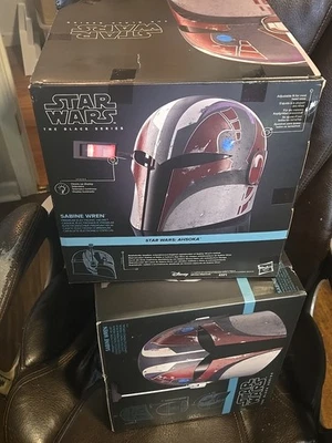 STAR WARS THE BLACK SERIES SABINE WREN ELECTRONIC HELMET MANDALORIAN SEALED NEW - Image 1 of 3