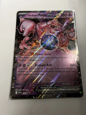Team Rocket's Mewtwo ex 205 Jumbo Cards Holo - Image 1 of 2