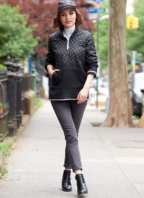 McCall 8143 Sz 4-26 Quilted Jacket Sweatshirt Zipper Kangaroo Pocket Pattern - Image 1 of 4