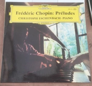 Christoph Eschenbach "Chopin Préludes" 1972 Deutsche Stereo Vinyl LP 2530231 EX - Picture 1 of 8
