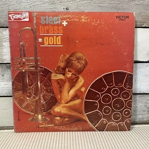 Steel And Brass + = Gold Cheesecake nude girl art sexy Vinyl LP Album (H-4) - Foto 1 di 4