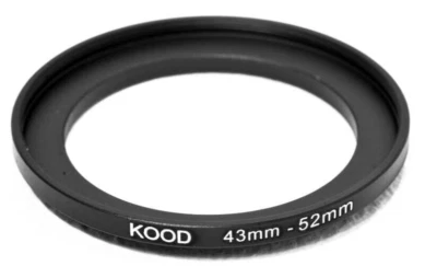 Stepping Ring 43-52mm 43mm to 52mm Step Up ring stepping Rings 43mm-52mm - Image 1 of 3