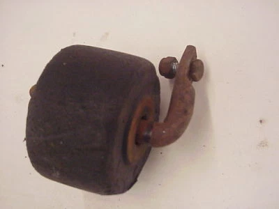 WHEEL HORSE 36 INCH  2 BLADE SIDE DISCHARGE BOGIE WHEEL AND AXLE PIN 2" WIDE - Image 1 of 2