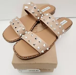 Steve Madden hautfarbene flache Sandalen 20LB5207 Damengröße 8 oder 8,5 neu - Bild 1 von 11