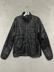 REI Mens Jacket Black Size Medium Quilted Full Zip Primaloft Adult Polyester - Picture 1 of 5