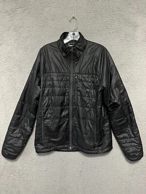 REI Mens Jacket Black Size Medium Quilted Full Zip Primaloft Adult Polyester - Image 1 of 4