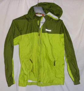 Marmot Girls or Boys PRECIP Rainwear Shell Green FROGGER Jacket Sz Large - Picture 1 of 3