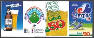 1991 MONTREAL EXPOS  Labatt 50  Regular Season  POCKET SCHEDULE  NM+ - Picture 1 of 1