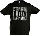 Straight Outta Happiness Kids Boys T-Shirt The Twilight Fun La Zone
