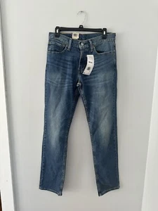 LEVI'S MENS 511 FLEX STRETCH TAPER BLUE ECO STONEWASHED DENIM JEANS 31W 32L NEW - Picture 1 of 4