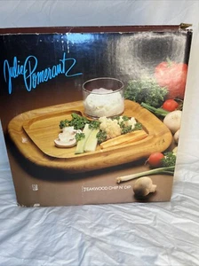 Chip N’ Dip Goodwood Teakholz Julie Pomerantz Old Stock Open Box Vintage - Bild 1 von 14