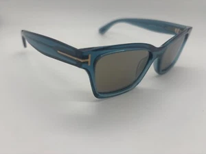 NEW Tom Ford Mikel Clear Aqua Cat Eye Sunglasses 54-17-140mm NO CASE - Picture 1 of 5
