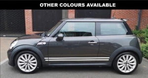 Mini Cooper S, Mini One, Side Stripes Vinyl Graphics Decals R50/52/53/ R56 F56 - Picture 1 of 1
