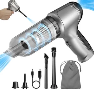 Mini Car Vacuum Cleaner High Power 3 in 1 Handheld Vacuum Cleaner Handheld Po... - Picture 1 of 7