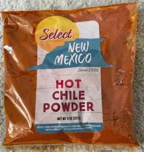 NEU MEXIKO ~ HEISS ~ Frisches rotes Chilipulver 8 Unzen Authentisches Molido Rojo Gewürz - Bild 1 von 3