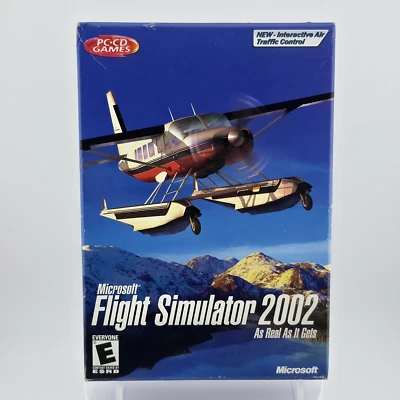Microsoft Flight Simulator 2002, 2001, Small Box, New & Sealed - Image 1 of 4