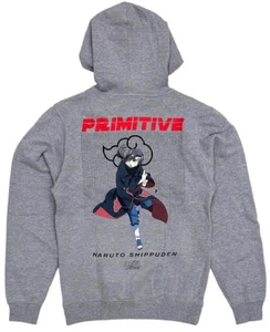 Primitive Skateboarding Men's X Naruto Shippuden Itachi Uchiha Hoodie Sweatshirt - Picture 1 of 5